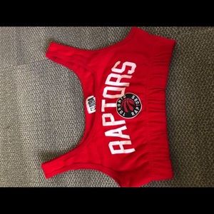 Raptors crop top